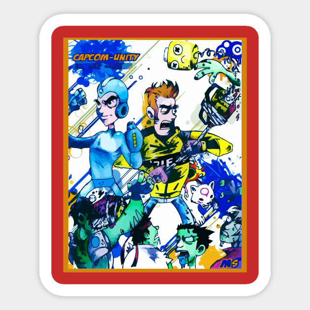 Capcom Zombies Sticker by exogreyfox